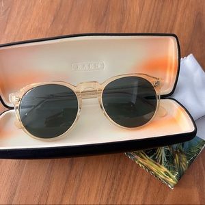 Raen Remmy Champagne Crystal Unisex polarized Sunglasses